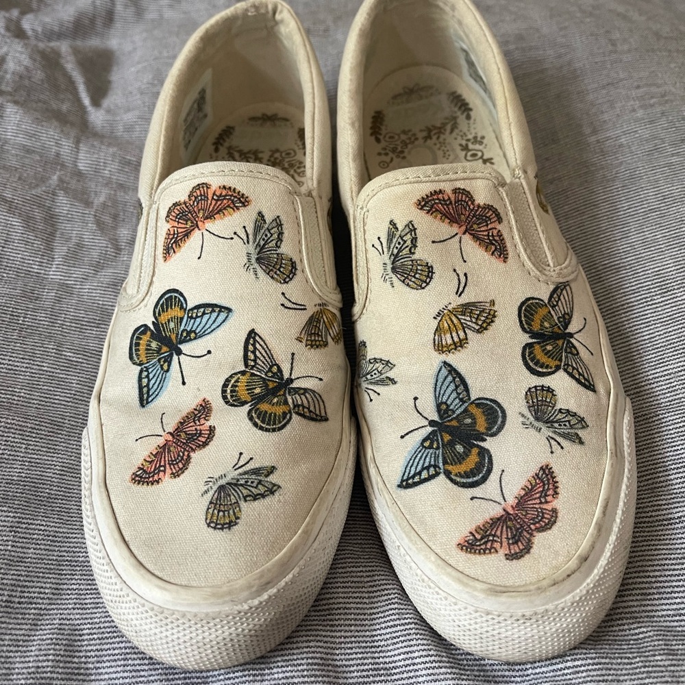 Rifle Paper Co. Monarch Slip ons